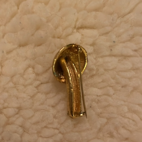 Van’s Authentic Mushroom Gold Color Pendant Charm Brooch Pin - Picture 6 of 17